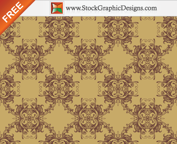 Free Ornament Seamless Pattern Vector