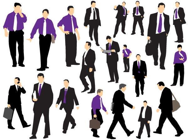 Download Business Man Silhouette Vector | Download Free Vector Art ...