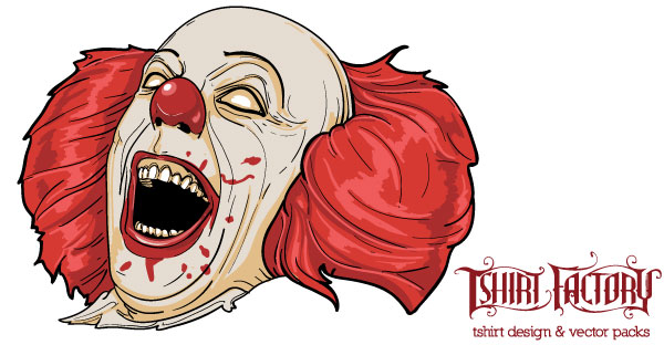 Evil Clown Vector