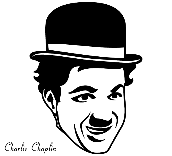 Free Charlie Chaplin Vector Art