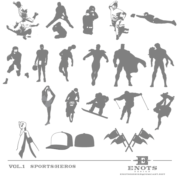 Vector Sports Heroes Image