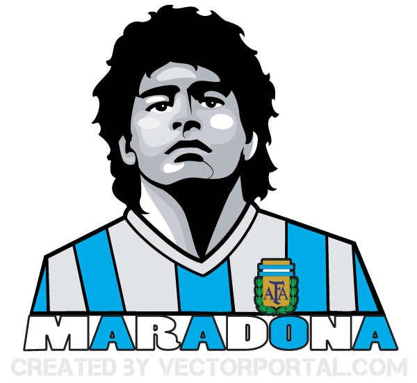 Maradona Vector Image