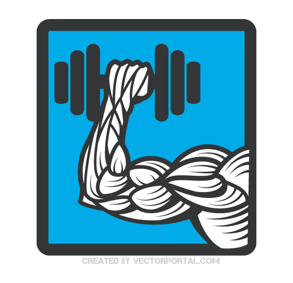 Vector Weightlifting Icon
