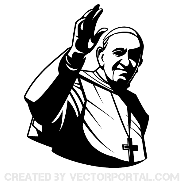 Vector Pope Francis Image