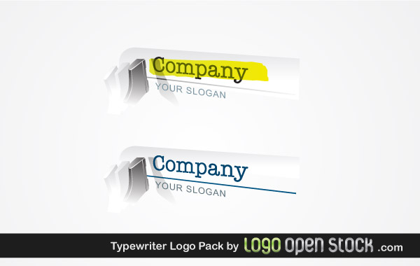 Typewriter Logo Pack
