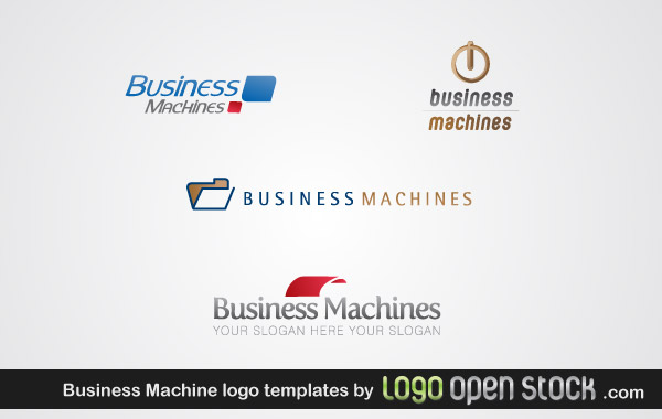 Business Machine Logo Template