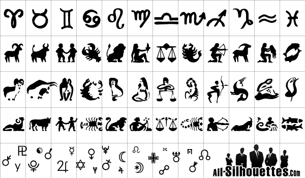 Free Zodiac Signs Vector Art
