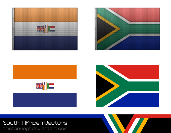 Vector South African Flag