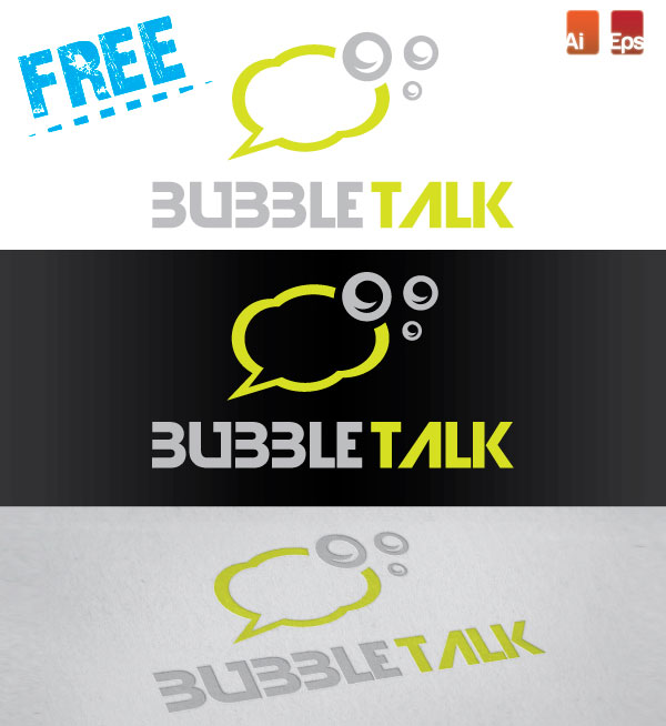 Vector Bubble Talk Logo