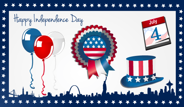 4th July Vector Graphics
