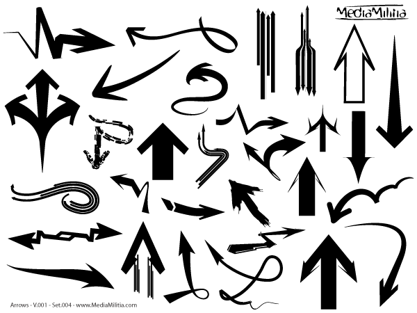 Free Arrows Vector Set 4