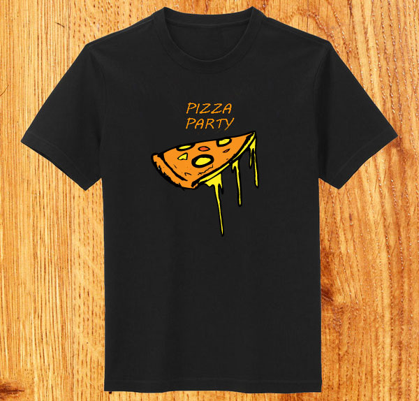 Download Vector Funky Pizza T-shirt Design | Download Free Vector Art | Free-Vectors