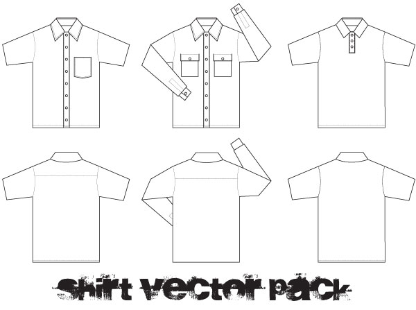 Download Shirt Vector Pack Download Free Vector Art Free Vectors