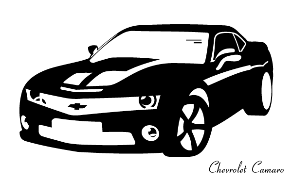 Chevrolet Camaro Vector Image
