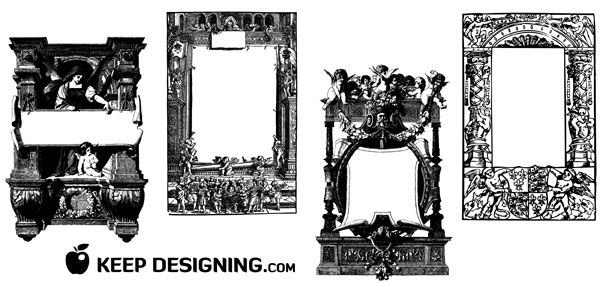 Antique Frames And Borders
