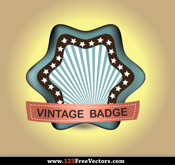 Retro Vintage Badge Vector
