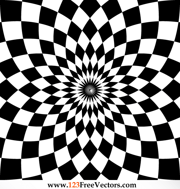 Optical Illusion Vector Clip Art