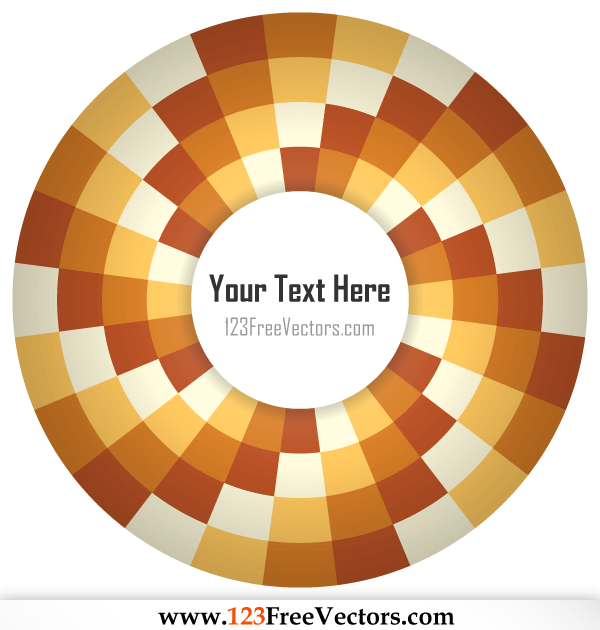 Optical Illusion Abstract Vector Art for Your Text