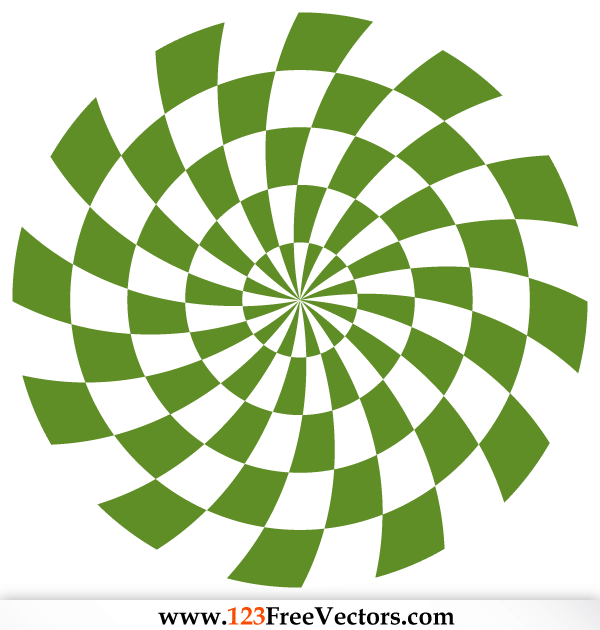 Spiral Optical Illusion Vector Free