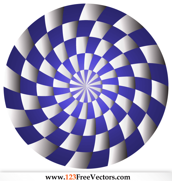 Spiral Optical Illusion Vector Illustrator