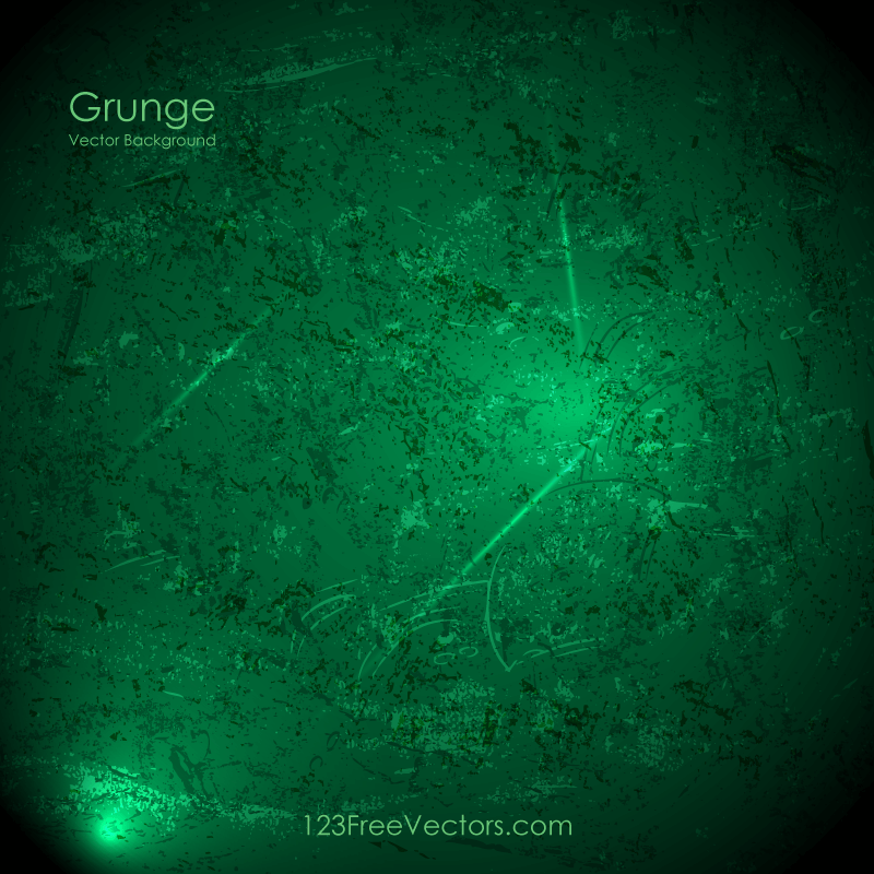 Grunge Green Background Vector