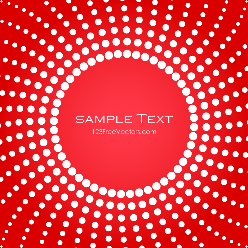 Halftone Background Template