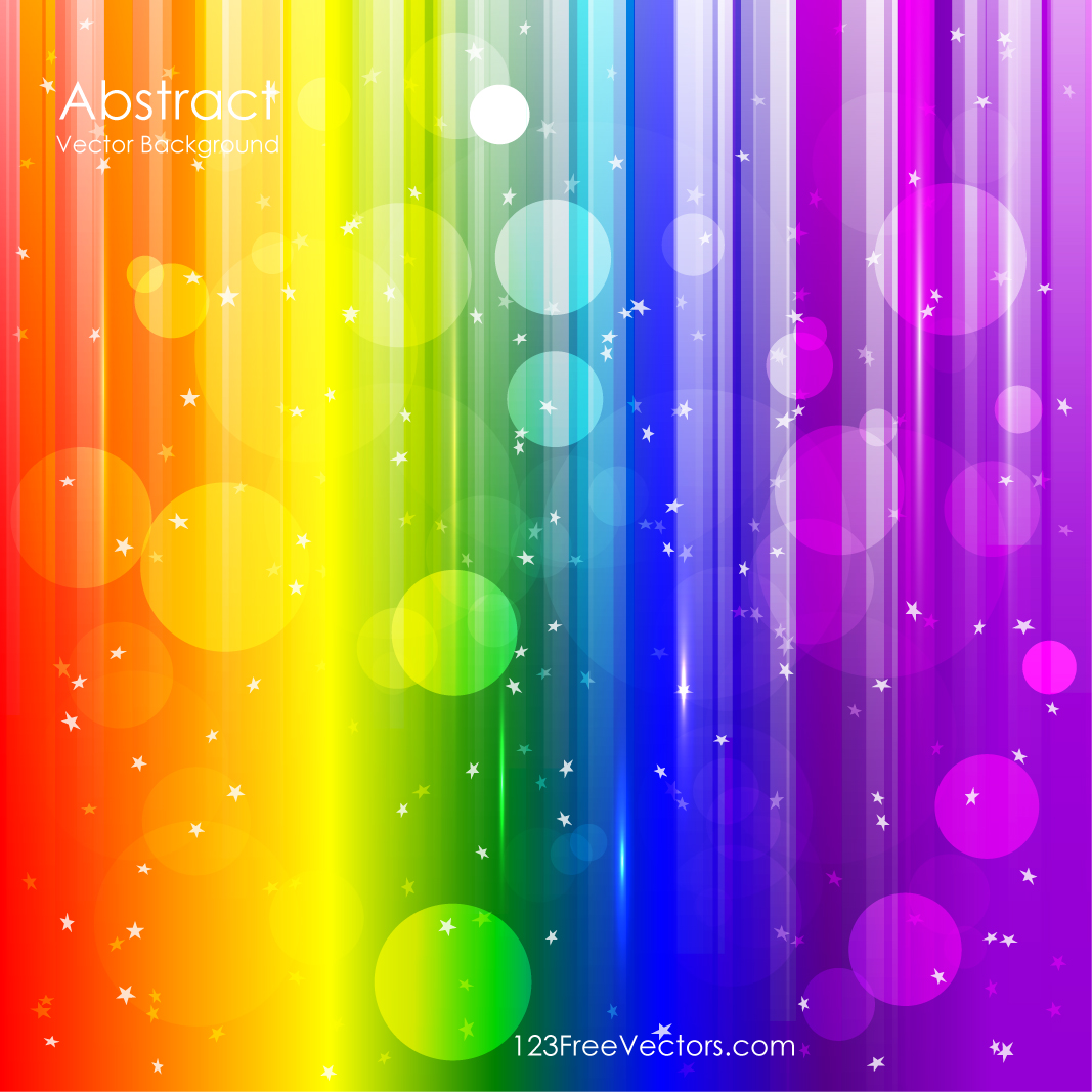 Vector Abstract Rainbow Background | Download Free Vector Art | Free-Vectors