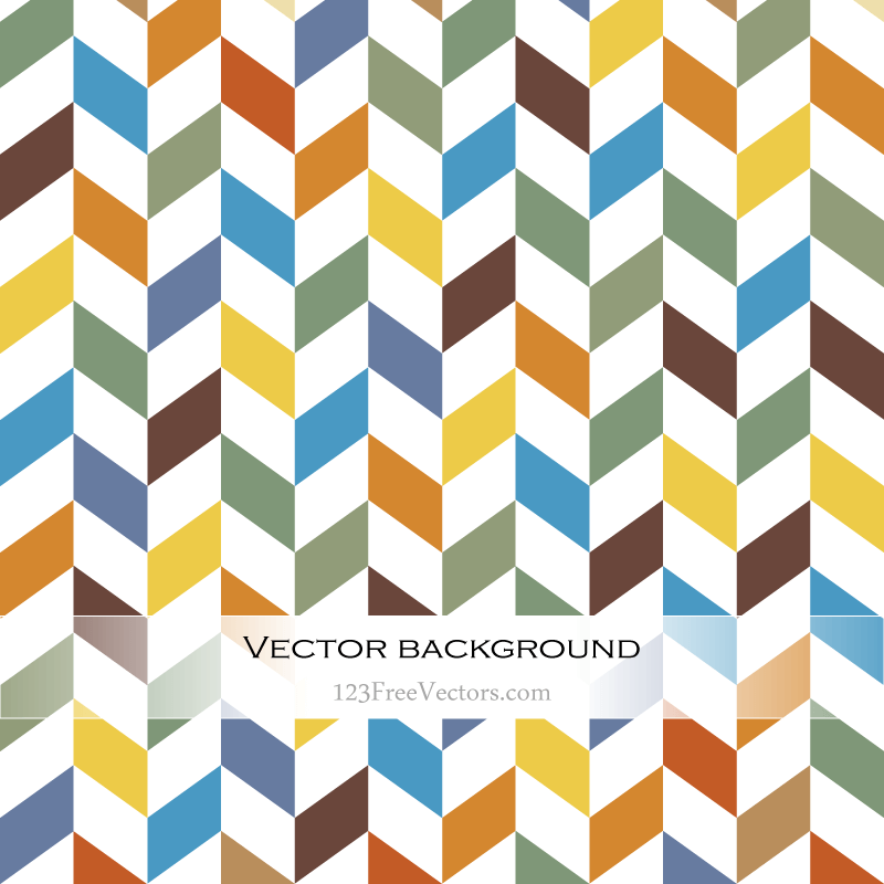 Colorful Chevron Background Vector