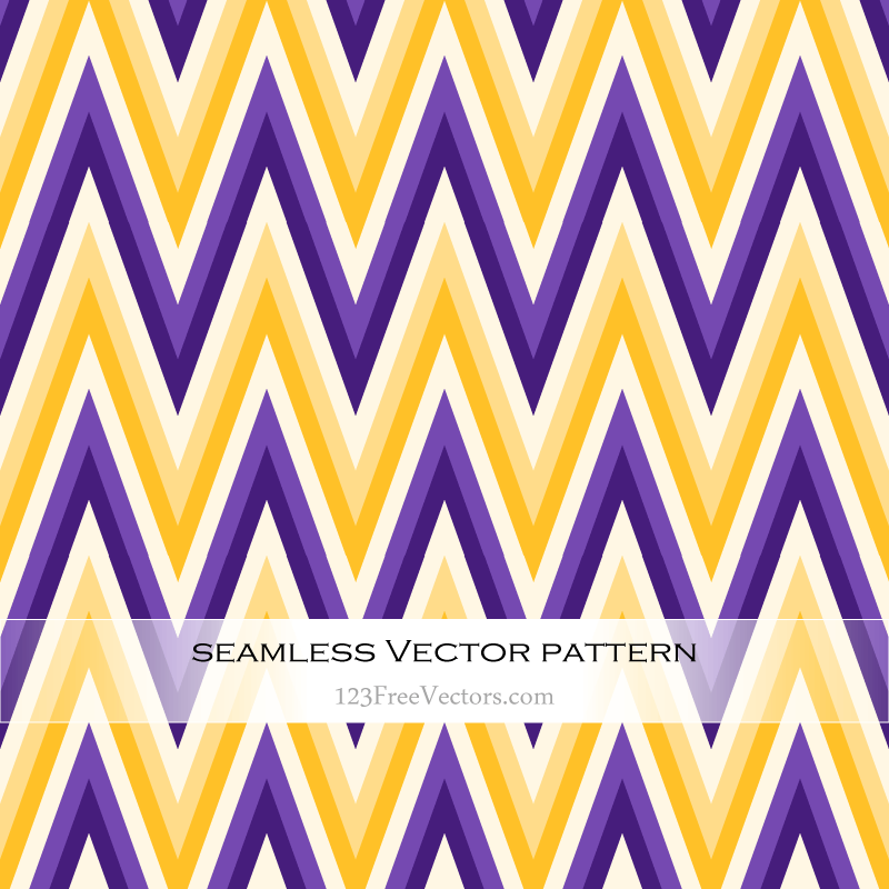 Yellow and Violet Zigzag Pattern Background