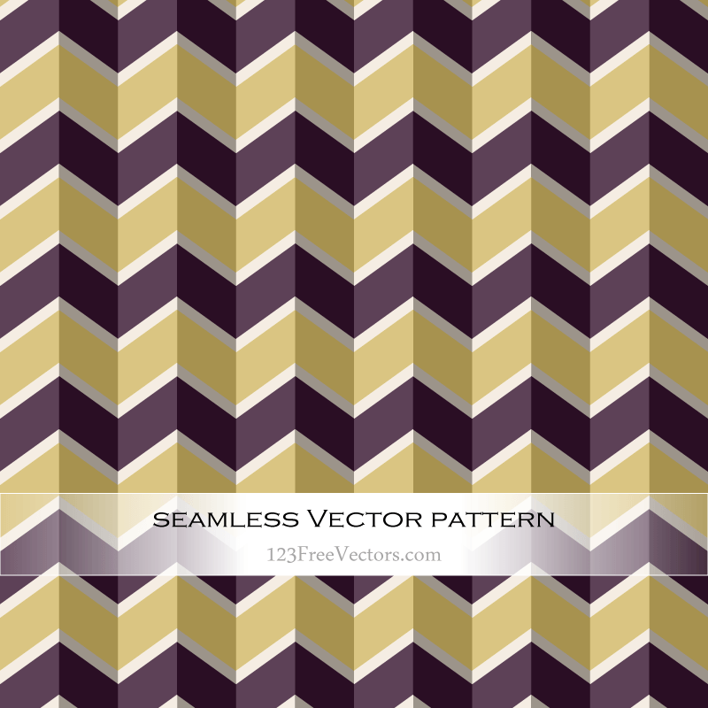 Retro Zigzag Pattern Wallpaper