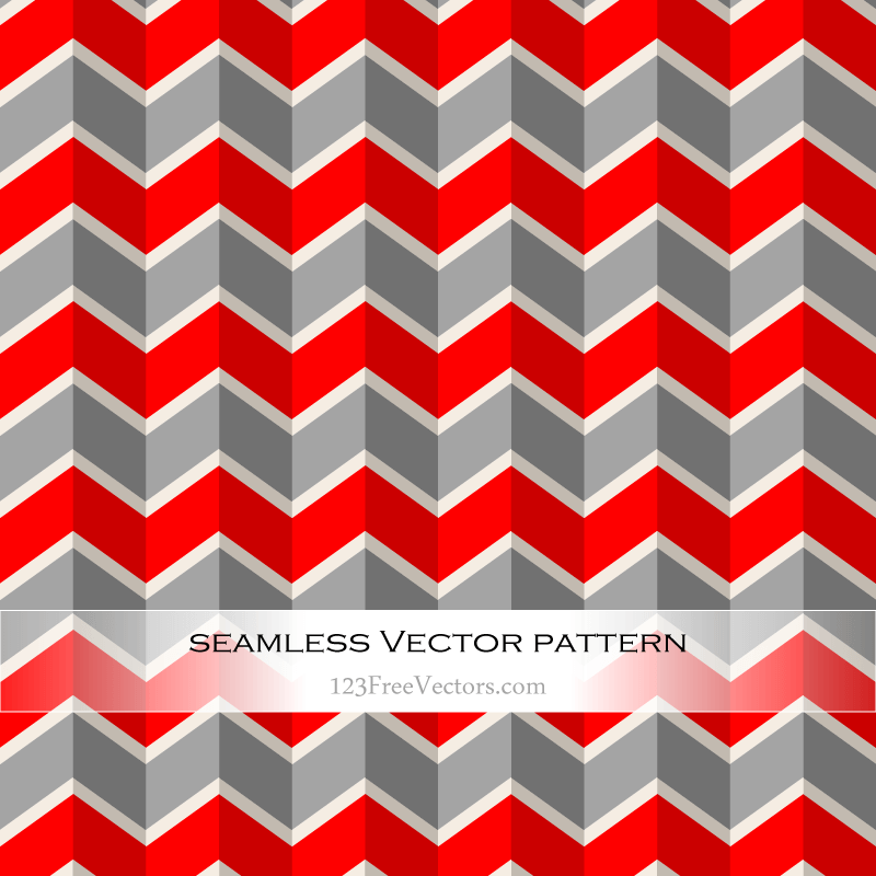 Red and Grey Chevron Pattern Background