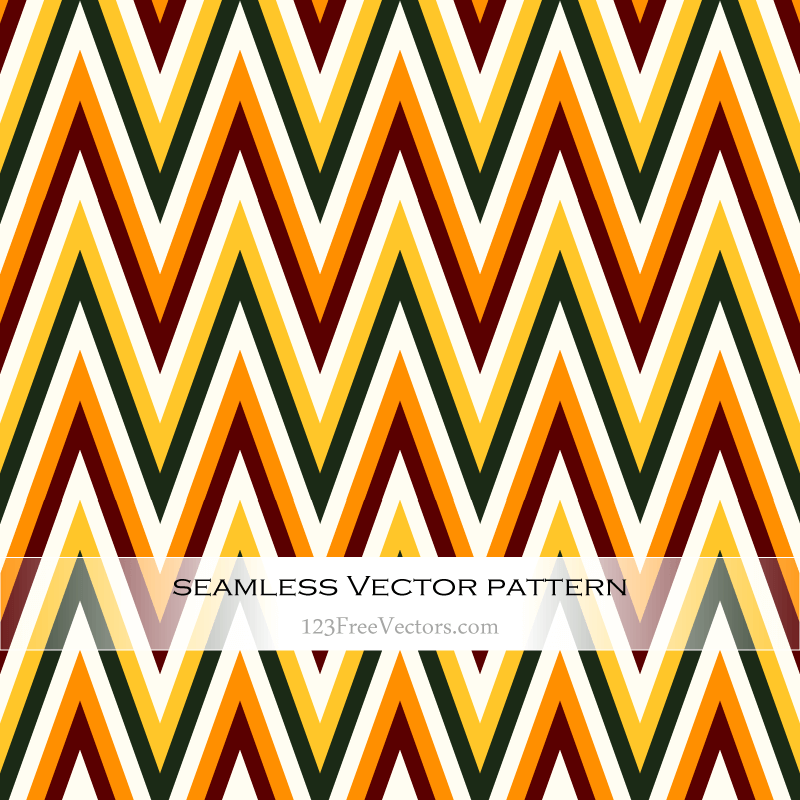 Zigzag Chevron Pattern Vector Art