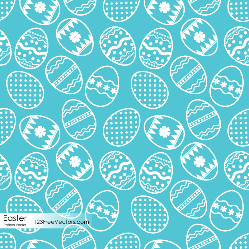 Easter Egg Pattern Vector Free Download