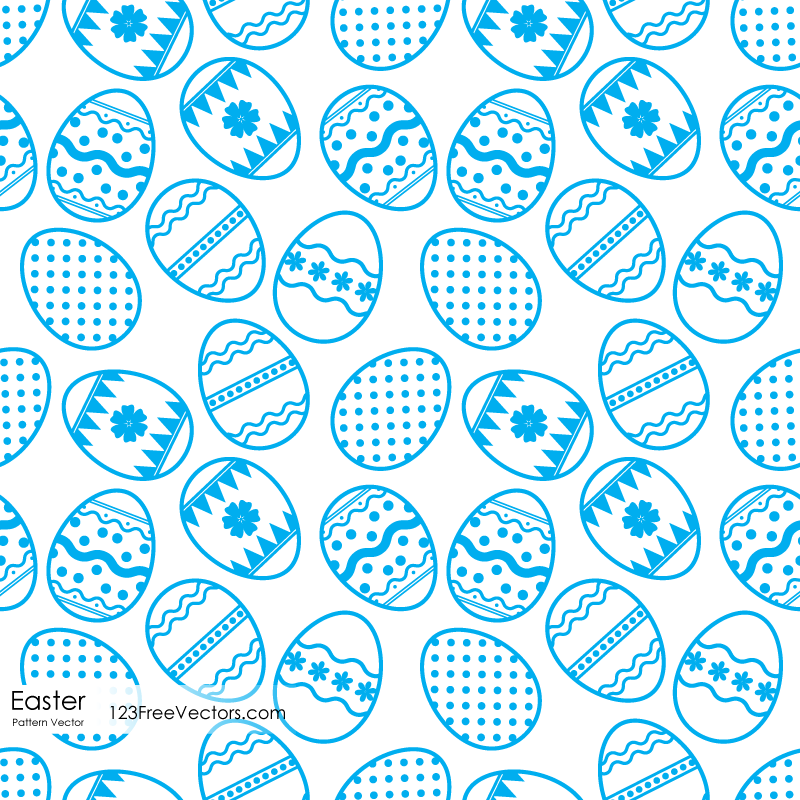 Easter Egg Pattern Background