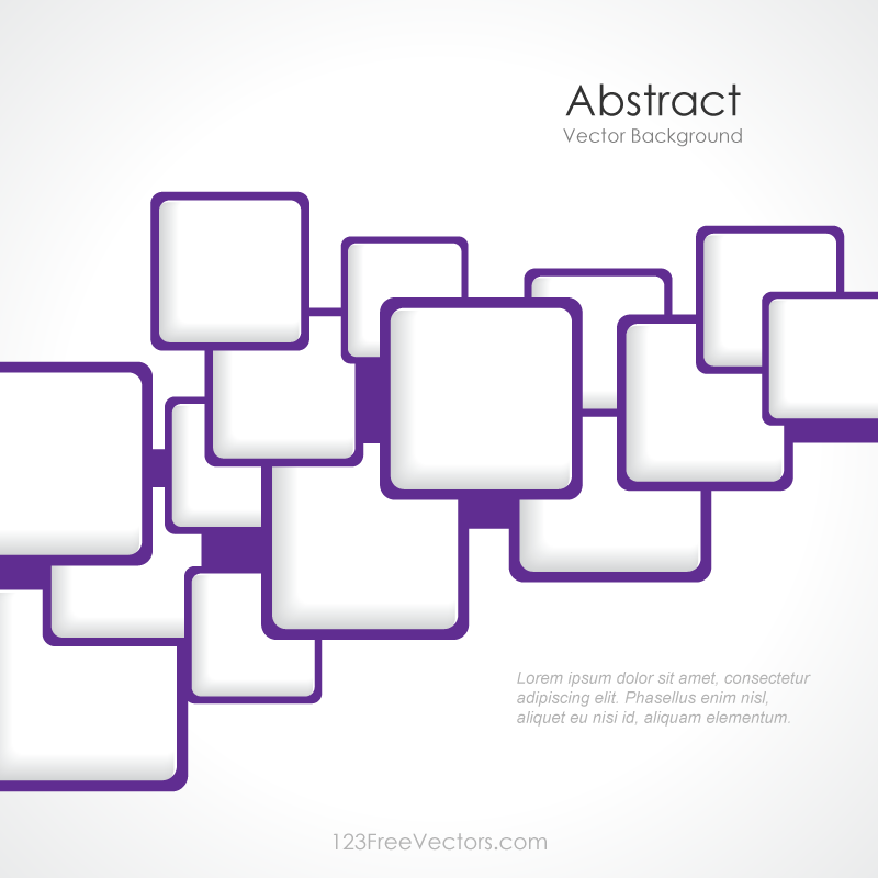 Modern Abstract Squares Background Template Vector Art