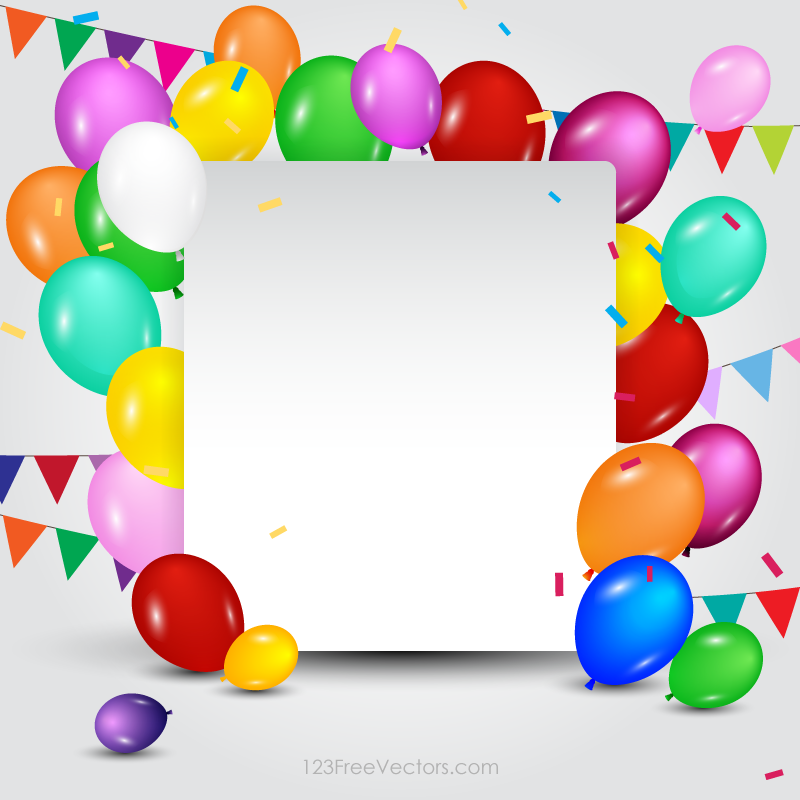 Happy Birthday Card Template Download Free Vector Art Free Vectors