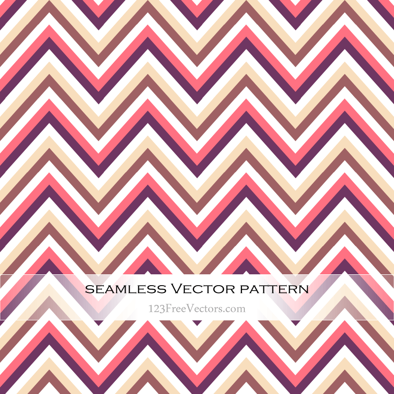 Zigzag Chevron Seamless Pattern Illustration