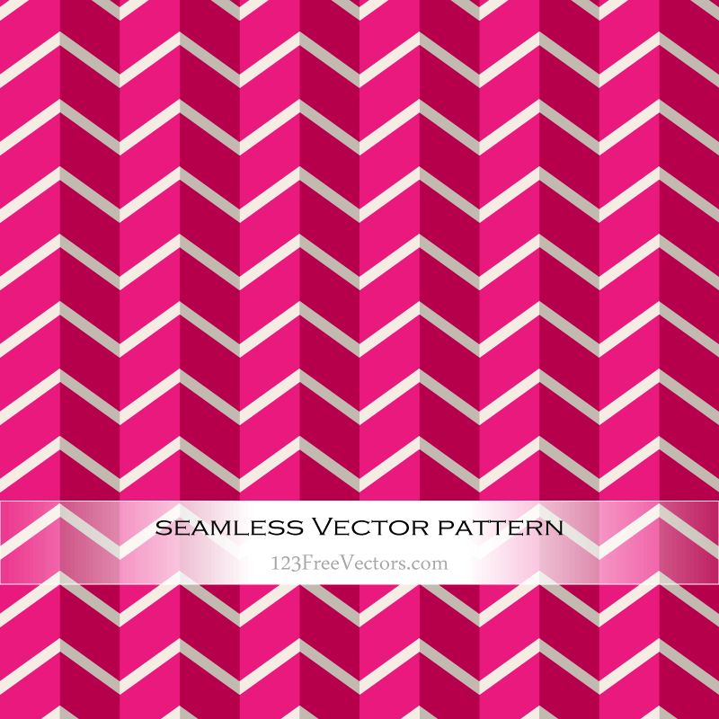 Pink Zig Zag Pattern Vector