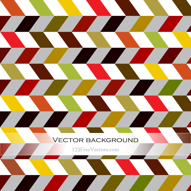 Colorful Zigzag Wallpaper Vector