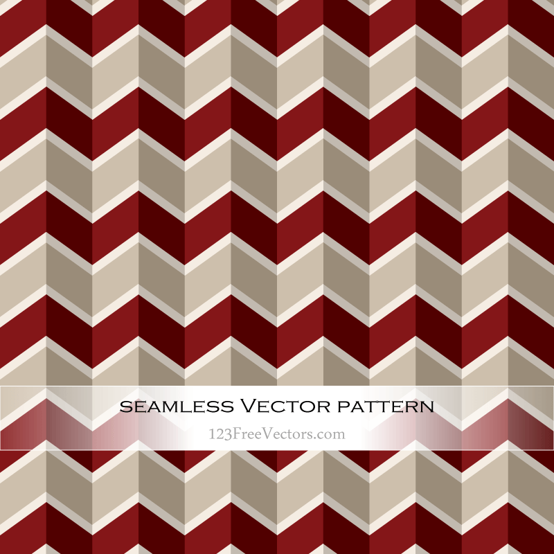Vector Art Retro Chevron Pattern
