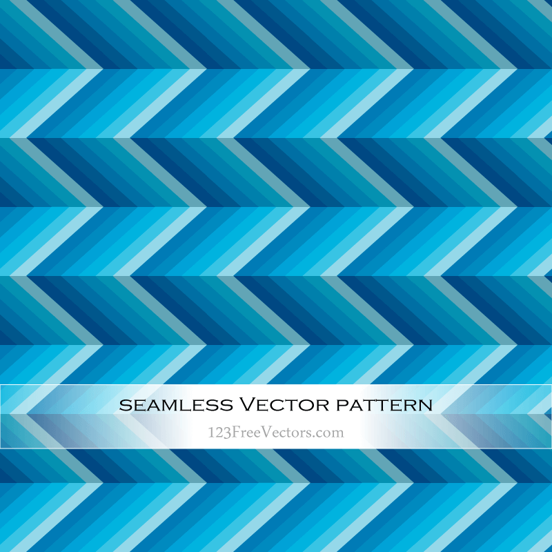 Abstract Blue Zig Zag Background Vector