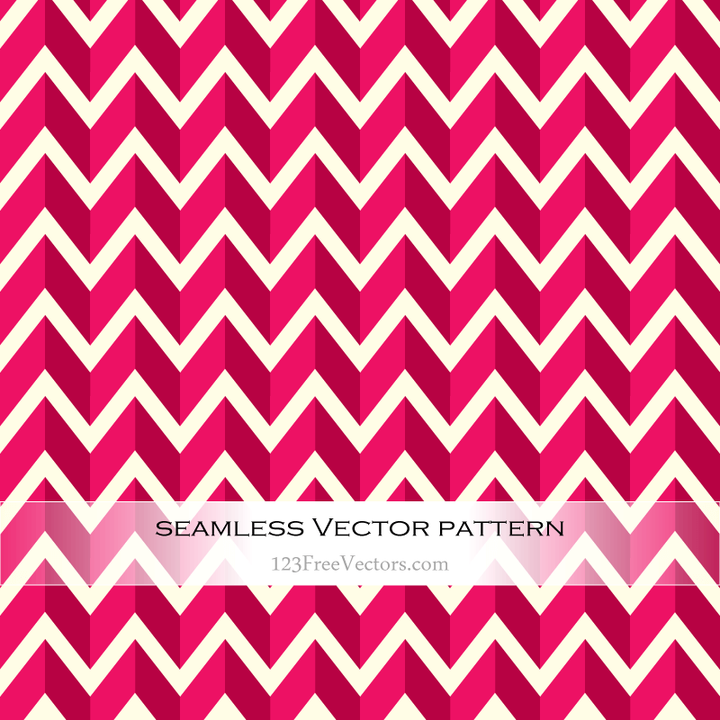 Pink Zigzag Seamless Pattern Vector