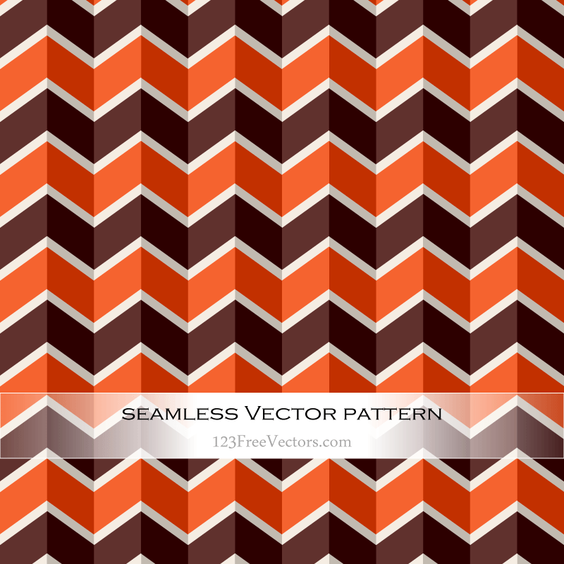Zigzag Chevron Seamless Pattern Vector Background